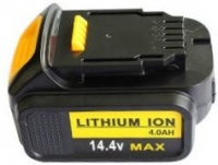 Nachbau-Akkupack 14,4V 4,0Ah Li-Ion, ersetzt DeWalt DCB140, DCB141 DCB142, DCB143 und DCB145