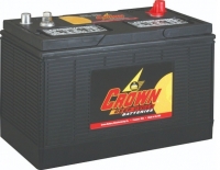 Crown 31DC130, 12V 130Ah Bleibatterie mit Rundpol und Gewindestift