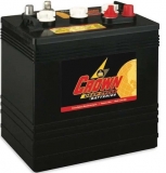 Crown CR-260 HD 6V 260Ah Batterie mit Rundpol und Gewindestift 5/16