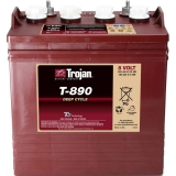 Trojan T-890 Deep Cycle Batterie, 8V 190Ah, mit Gewindestift 5/16