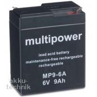 Multipower MP9-6A Blei Akku