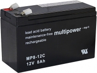 Multipower MP8-12C AGM Batterie, wartungsfrei, zyklenfest