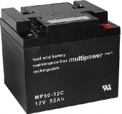 Multipower MP50-12C, 12V 50Ah AGM Bleibatterie wartungsfrei