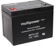 Multipower MP75-12C, 12V 75Ah AGM Bleibatterie wartungsfrei