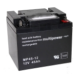 Multipower MP40-12, 12V 40Ah AGM Bleibatterie, VdS geprüft