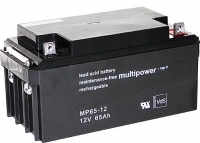 Multipower MP65-12, 12V 65Ah AGM Bleibatterie, VdS geprüft