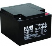 Fiamm FG22705 12V 27Ah Blei AGM Batterie, wartungsfrei, VdS