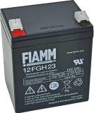 Fiamm 12FGH23 12V 5Ah Blei AGM Batterie, wartungsfrei, hochstromfest