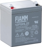 Fiamm 12FGHL22 12V 5,0Ah Blei AGM Batterie, wartungsfrei, hochstromfest