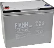 Fiamm 12FGL80, 12V 80Ah OGiV Blei AGM Batterie, wartungsfrei