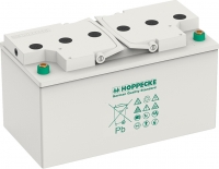 Hoppecke trac bloc 12 TB 80, 12V 80Ah Blei Antriebsbatterie, wartungsfrei, mit M8 Innengewinde