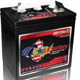 US 1800 XC2 Deep Cycle Batterie, 6V 208Ah, mit Gewindestift 5/16