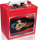 US 2000 XC2, 6V 216Ah Deep Cycle Batterie mit Gewindestift 5/16