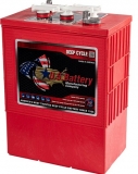 US L16 XC2, 6V 385Ah Deep Cycle Batterie mit Rundpol und Bohrung