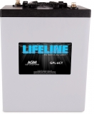 Lifeline Deep Cycle GPL-6CT, 6V 300Ah AGM Batterie mit Innengewinde