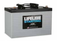 Lifeline GPL-3100T, 12V 100Ah AGM Starterbatterie mit Innengewinde