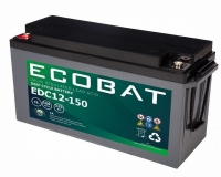 Ecobat EDC12-150, 12V 160Ah Blei AGM Batterie mit Innengewinde M8