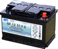 Sonnenschein GF 12 51 Y 2, 12V 56Ah Batt. Rundpol mit Bodenleiste