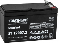 Triathlon ST 12007.2 T2, 12V 7,2Ah Blei AGM Batterie wartungsfrei, VdS