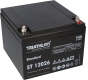 Triathlon ST 12026, 12V 26,2Ah Blei AGM Batterie wartungsfrei, VdS