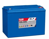 Fiamm Monolite 12SLA80L 12V 80Ah Blei AGM Batterie, wartungsfrei