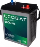 Ecobat EDC6-335, 6V 335Ah AGM Batterie mit Rundpol u Gewindestift