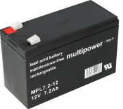 Multipower MPL7.2-12 Blei AGM 10 Jahres Batt. Stückz. bitte anfragen