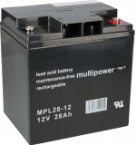 Multipower MPL28-12i Blei AGM 10 Jahres Batt. Stückz. bitte anfragen