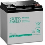 SSB SBL28-12i, 12V 30Ah Blei AGM long life Batterie, wartungsfrei