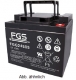 FGS FGC21007, 12V, 100Ah Blei-AGM Batterien für Lecson C.T.M. Elektromobile und Scooter