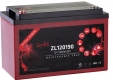Zenith ZL120190, 12V 130Ah Blei AGM Batterie mit Innengewinde M8