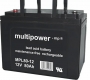 Multipower MPL80-12i 12V 80Ah Blei AGM 10 Jahres Batterie wartungsfrei