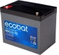 Ecobat EDC12-75, 12V 75Ah Blei AGM Batterie mit Innengewinde M6